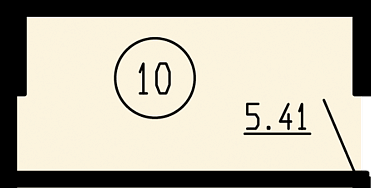 Кладовая, 5,41&nbsp;м²