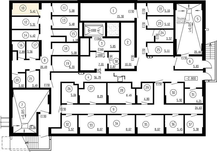Планировка на этаже Кладовая, 5,41&nbsp;м²