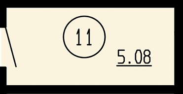 Кладовая, 5,08&nbsp;м²