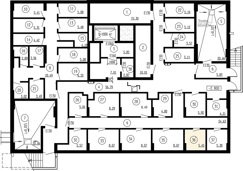 Планировка на этаже Кладовая, 5,45&nbsp;м²