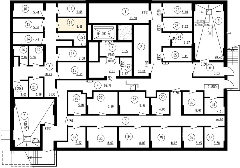 Планировка на этаже Кладовая, 5,09&nbsp;м²