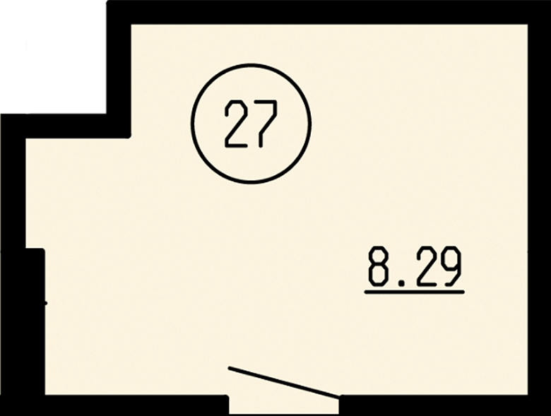 Планировка Кладовая, 8,07&nbsp;м²