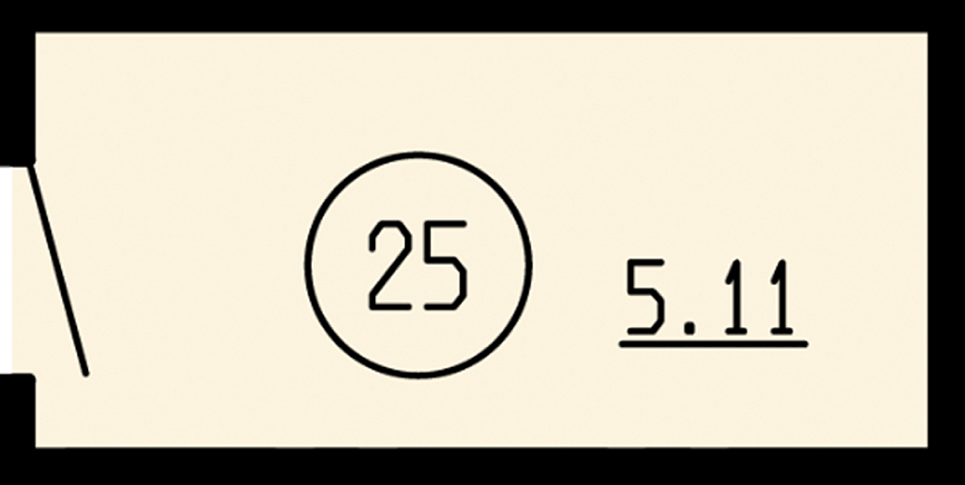Планировка Кладовая, 6,33&nbsp;м²
