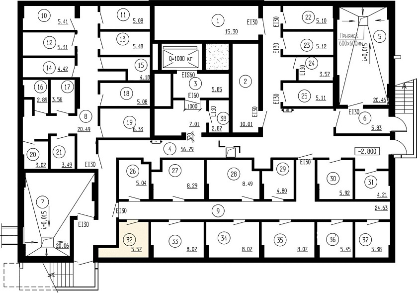 Планировка на этаже Кладовая, 5,57&nbsp;м²
