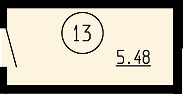 Кладовая, 5,09&nbsp;м²