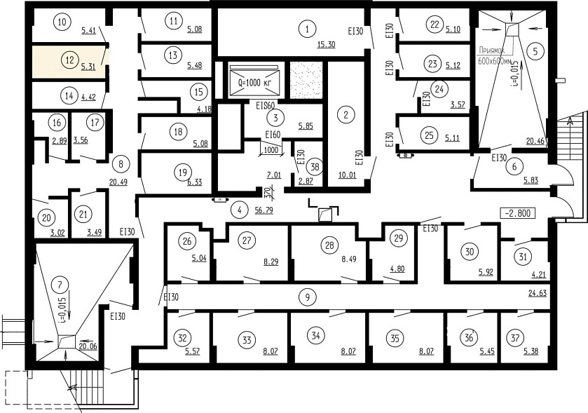 Планировка на этаже Кладовая, 5,31&nbsp;м²