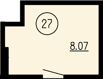 Кладовая, 8,07&nbsp;м²