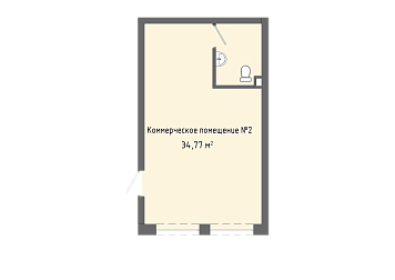Помещение, 34.77&nbsp;м²