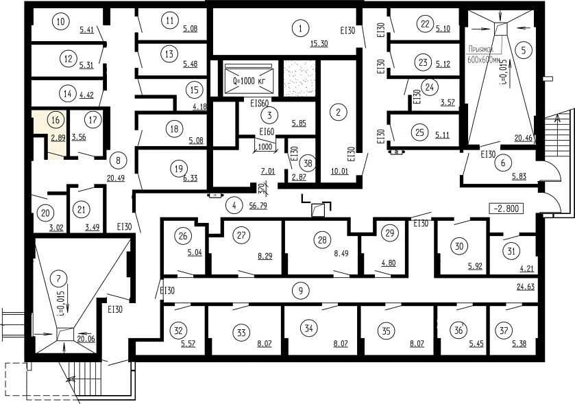 Планировка на этаже Кладовая, 2,63&nbsp;м²