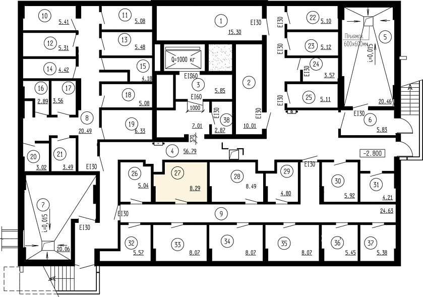 Планировка на этаже Кладовая, 8,07&nbsp;м²