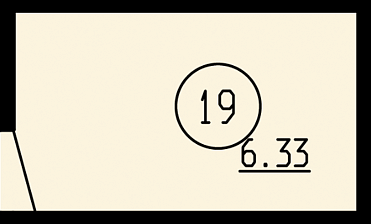Кладовая, 6,33&nbsp;м²