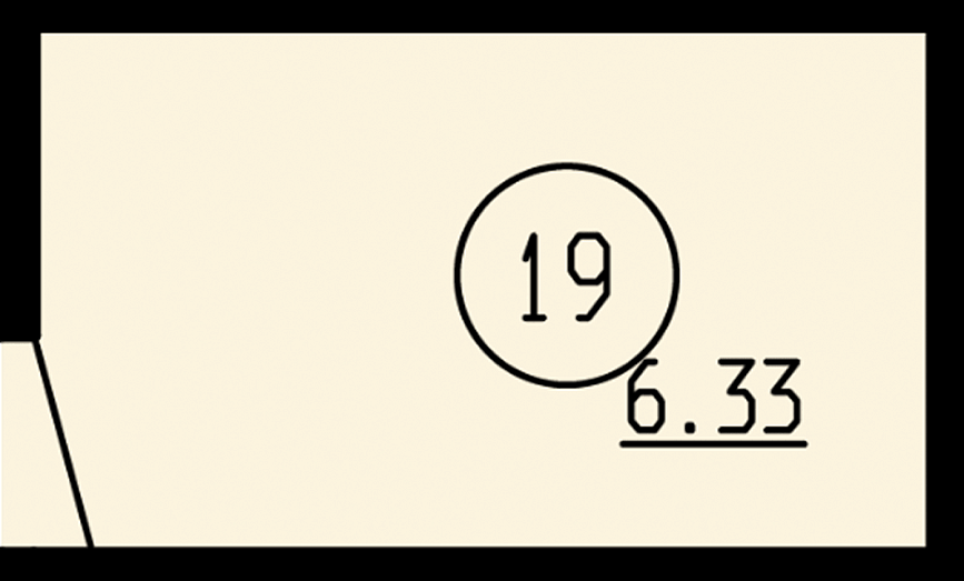Планировка Кладовая, 6,33&nbsp;м²