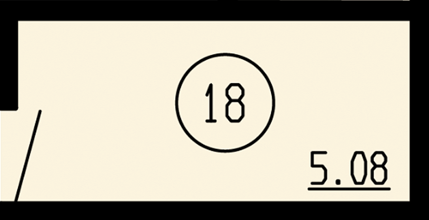 Планировка Кладовая, 5,08&nbsp;м²