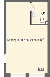 Помещение, 30.61&nbsp;м²