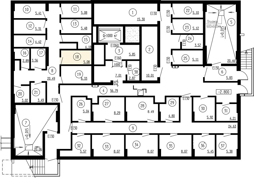 Планировка на этаже Кладовая, 5,08&nbsp;м²