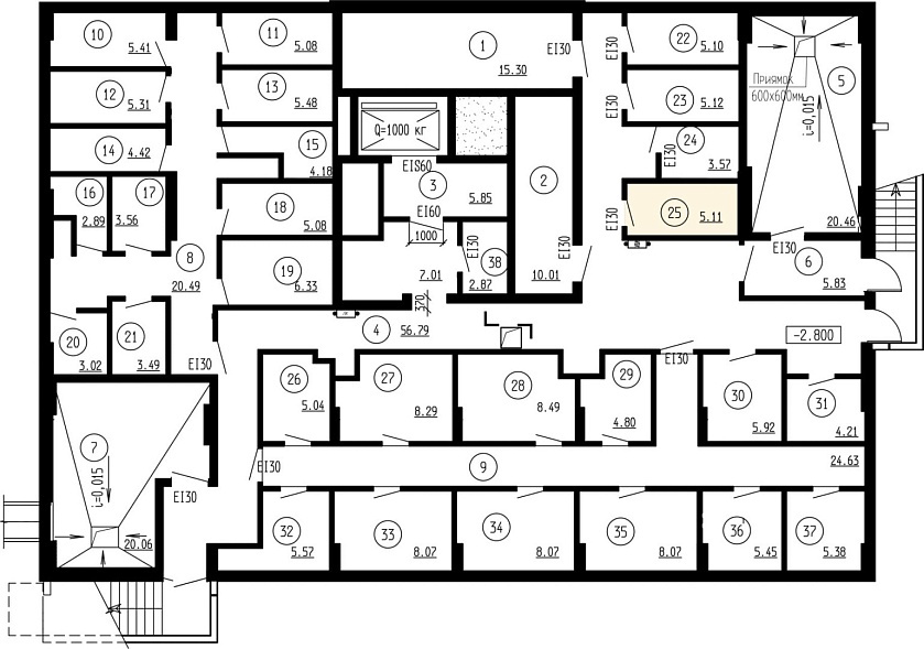 Планировка на этаже Кладовая, 6,33&nbsp;м²