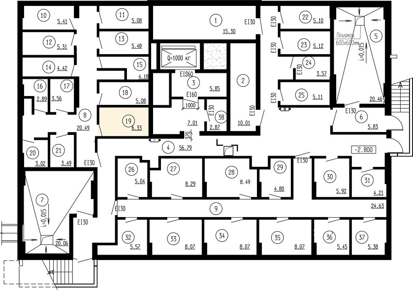 Планировка на этаже Кладовая, 6,33&nbsp;м²