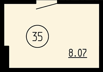Кладовая, 8,07&nbsp;м²