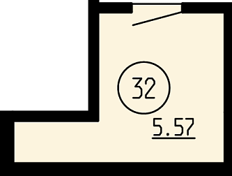Кладовая, 5,57&nbsp;м²