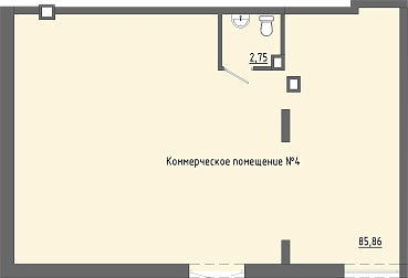 Помещение, 85.86&nbsp;м²
