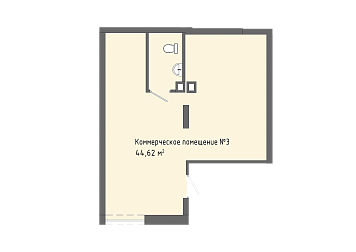 Помещение, 44.62&nbsp;м²